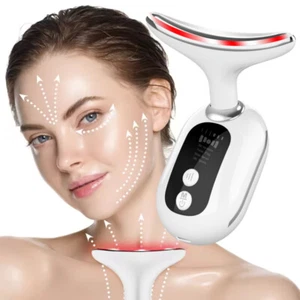 Face Neck Lifting Beauty Anti Wrinkle Device LED Photon Therapy Skin Tightening - Picture 1 of 19