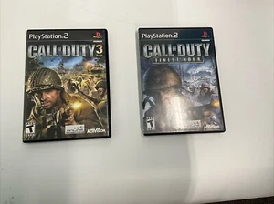 Call of Duty 3 + Call Of Duty Finest Hour (Sony PlayStation 2) - Picture 1 of 6