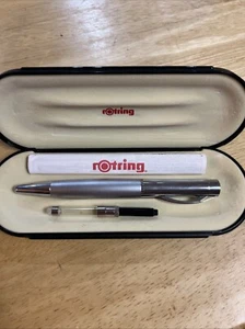 Rotring Initial Silver Fountain Pen New In Box Writing Office (needs Ink) - Picture 1 of 6
