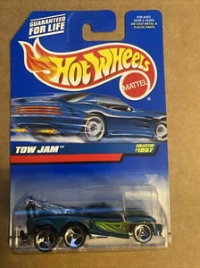 1999 Hot Wheels TOW JAM • Collector #1007 • Green w/Chrome 3 Spoke Wheels - Bild 1 von 3
