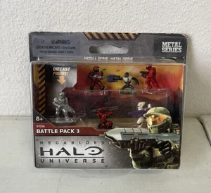 Mega Bloks Halo Universe Battle Pack 3 Metal Series 97036 Raro - Picture 1 of 2