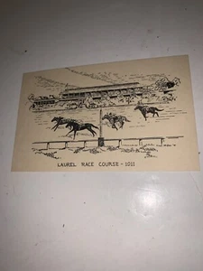 Laurel race course 1911 postcard - Picture 1 of 5