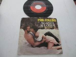 PHIL COLLINS, AGAINST ALL ODDS, 45 RPM PICTURE SLEEVE - Imagen 1 de 1