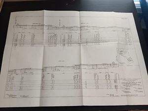 1909 Profilschlösser Tore Heerstechnik PANAMAKANAL Klappskizze Diagramm  - Bild 1 von 3