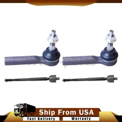 4x extremos de varilla de amarre Mevotech delanteros interiores exteriores para Dodge Charger 2013 2014 5,7 L tracción trasera Foto 1 de 4