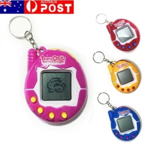 Tamagotchi Electronic Virtual Cyber Pet Retro Toy Game 90's Nostalgic KeyRing - Picture 1 of 10