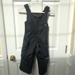 Outdoor Gear Youth Black Snow Ski Bib Overalls Size 3T - Picture 1 of 5