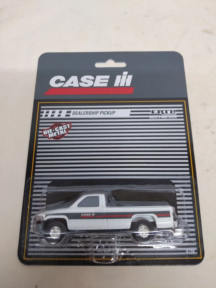 1/64 Ertl Farm Toy Case IH Dodge Dealership Pickup Truck - Image 1 of 1