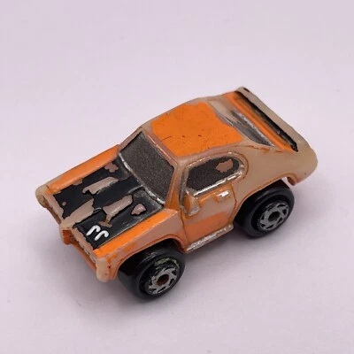 Coche Micro Machines PONTIAC GTO naranja y negro 1986 modelo vintage Galoob 1:144 Foto 1 de 4