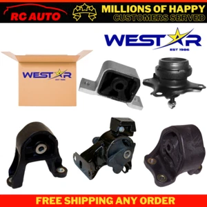 Motor & Trans Mount 5PCS Set Fit 03-11 Honda Element 2.4L Auto Trans w/ Bracket - Picture 1 of 7