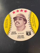 1976 Buckmans MSA Baseball Disc - Reggie Jackson - Oakland Athletics - HOF - MT