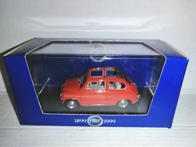 FIAT 600D TRASFORMABILE APERTA 1960 R317-11 BRUMM SCALA 1/43 - Immagine 1 di 2