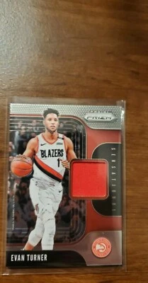 Evan Turner - 2019/20 Panini Prizm - Sensational Swatches #SS-EVT - Hawks  - Image 1 of 2