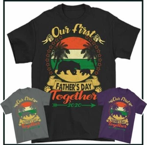 Camiseta Our First Father's Day Together, papá, papá, bebé, oso, 2020, camiseta - Imagen 1 de 17