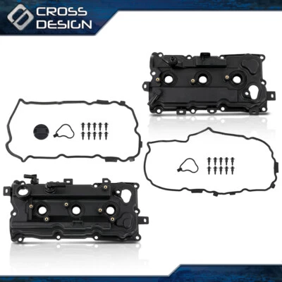 Juego de cubierta de válvula con juntas y pernos y tapa de aceite para 09-14 Nissan Murano Quest 3,5 L Foto 1 de 4