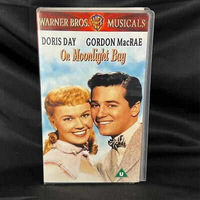 VHS Video Tape - On Moonlight Bay - Cert U - Doris Day - Gordon MacRae - Musical Foto 1 de 4