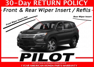 NUEVO JUEGO DE RECARGA LIMPIAPARABRISAS HONDA PILOT ORIGINAL 2016 - 2022 PARA CUCHILLAS DE FÁBRICA Foto 1 de 3
