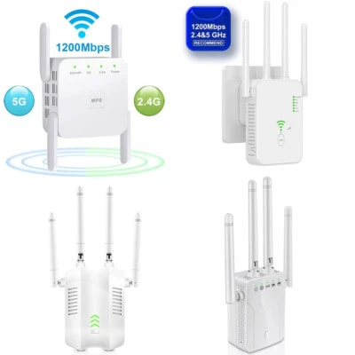 1200M WLAN Repeater Router Range Extender Wifi Signal Verstärker Booster 5G/2.4G - Bild 1 von 4