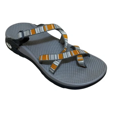 Sandalias Chaco Mujer 7 Gris Z/1 Clásicas Rayas Tirantes Gorpcore Aire Libre Senderismo Foto 1 de 4