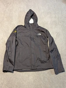 Chaqueta cortavientos North Face para hombre mediana negra DryVent con capucha lluvia Jack Daniels - Imagen 1 de 14