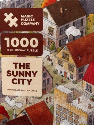Magic Puzzle Company the Sunny City 1000-Piece Puzzle 28x21 new not sealed box - Image 1 of 4