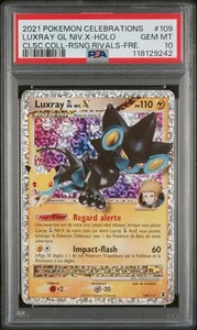 Pokemon Karte Luxray 109/111 PSA 10 Celebrations 25 Jahre Degen Und Schild DE - Bild 1 von 2