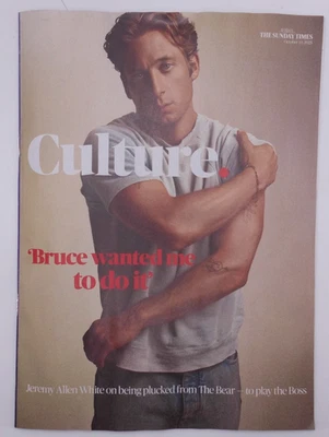Sunday Times supplements 19th October 2025 Jeremy Allen White, Piers Morgan - Image 1 of 3