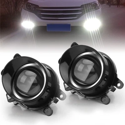 3.0" Bi LED Fog Lights Projector Lens Retrofit For Toyota Corolla Hilux Camry - Image 1 of 4