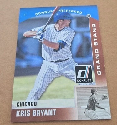 2015 Donruss Preferred Grand Stand Kris Bryant NM - Image 1 of 2