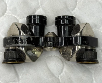 Vision T.O.M. Co. Atom Coated Glass Binoculars 6x15 No. 20187 Occupied Japan - Image 1 of 4