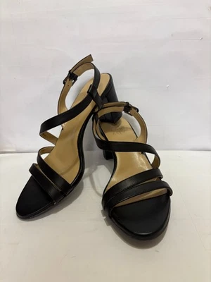 Sandalias de salón Naturalizer con tiras Vanessa talla 7,5N negras nuevas sin caja0 Foto 1 de 4