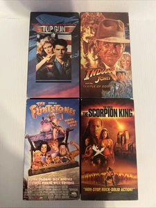 Vintage Popular VHS Tape Lot - 4 Movies - Picture 1 of 2