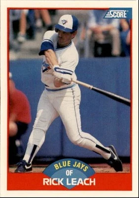 1989 Score Rick Leach Toronto Blue Jays #540 - Image 1 of 2