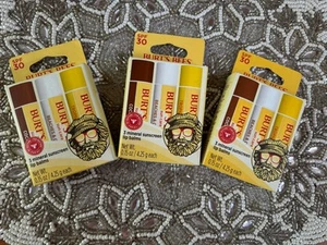 3x Burt’s Bees SPF 30 Lip Balm, Island Getaway - 3 Count SEALED NEW 08/25 - Picture 1 of 3