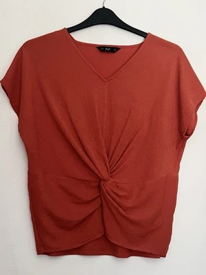 F&F Burnt Orange Oversized Top Size 8 - Image 1 of 4