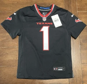 Houston Texans #1 Stefon Diggs Nike NFL Football Jersey Youth Kids Small NWT - Picture 1 of 5