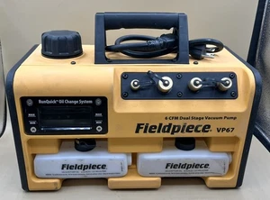 FIELDPIECE VP67 6 CFM DUAL STAGE VACUUM PUMP (MVP033208) - Picture 1 of 4