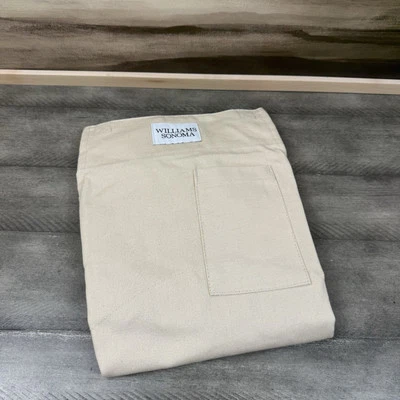 Williams Sonoma Ultimate Apron Cross-back Ties Natural Canvas Cooking NWOT - Image 1 of 4