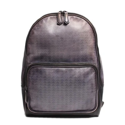 Рюкзак Berluti Pythagora Мужской Повреждение Деталь Угловая царапина на трубопроводной кожуре dc - Изображение 1 из 4