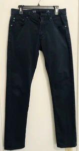 Pantalones de mezclilla Adriano Goldschmied AG Tellis para hombre 32x34 modernos ajustados elásticos azul marino - Imagen 1 de 11