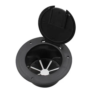 5,2 "runde RV Elektrische Kabelluke Mit Rücken Für Bootswagen 13x8,8x6,6cm - Picture 1 of 5