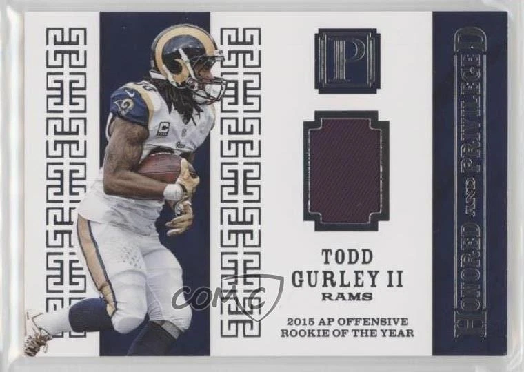 2017 Panini Pantheon Honored and Priveleged /99 Todd Gurley II #HP-TG - Image 1 of 2