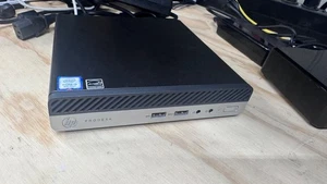 hp prodesk micro pc i3-8100t 4gb ram windows 11 250gb ssd - Zdjęcie 1 z 4