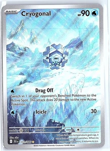 2025 Pokemon SV Black Bolt EN Cryogonal Special Illustration Rare Holo #111/086 - Picture 1 of 10