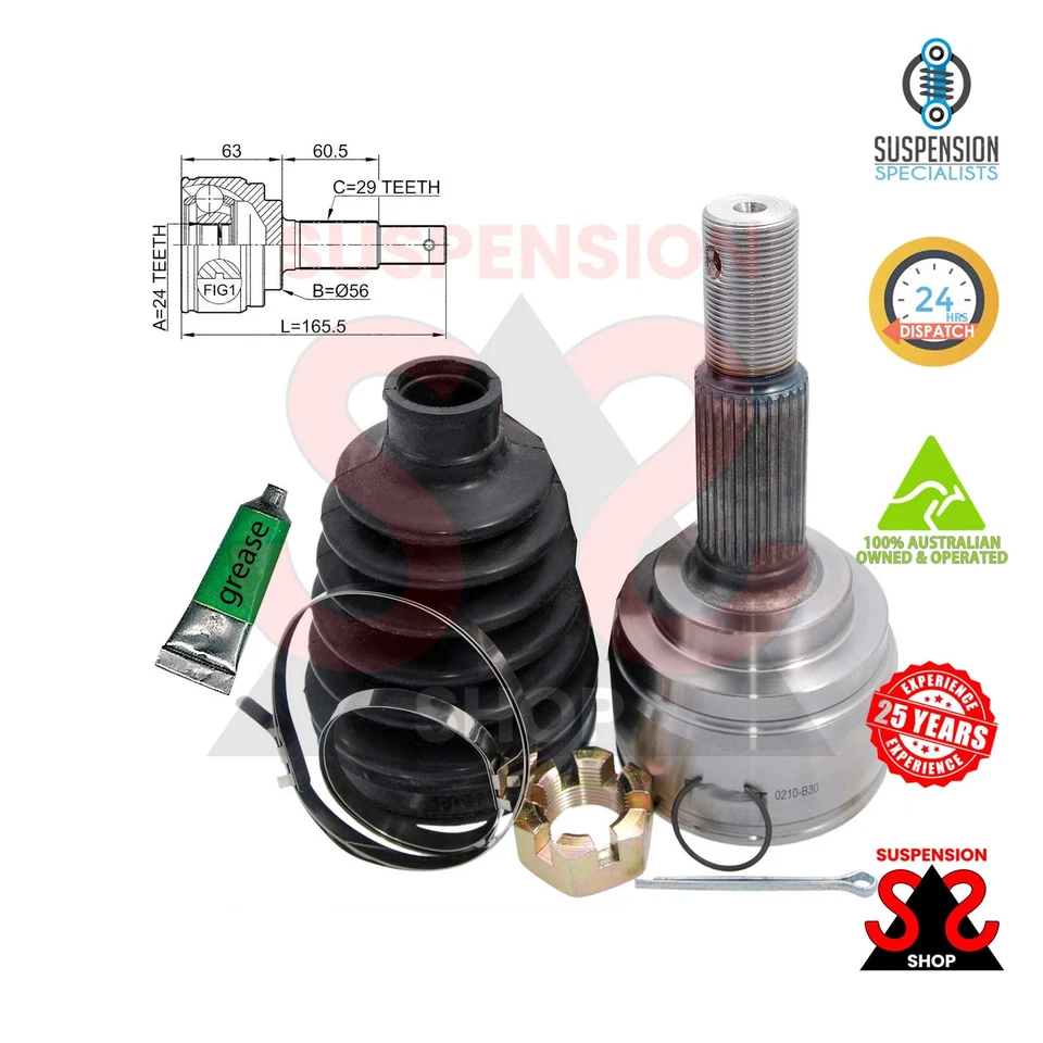 Front Axle Cv Joint Kit, Drive Shaft Suit NISSAN Serena 2.0 S-Hybrid (HC26) - Image 1 of 1