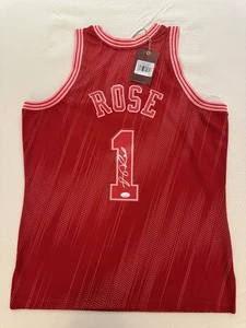 Derrick Rose Chicago Bulls Signed Mitchell & Ness Swingman Authentic JSA COA - Picture 1 of 4