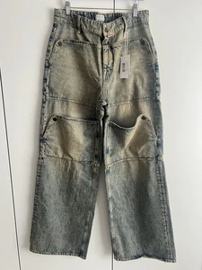 Guess USA Utility Jeans Double Knees Neu mit Etikett Größe W31 | Neu mit Etikett - Bild 1 von 19