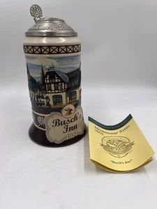 Anheuser Busch 2002 Membership Stein CB21 "Busch's Inn 1914" with COA - Picture 1 of 3