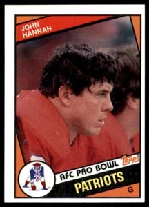 1984 Topps #137 John Hannah - New England Patriots - Picture 1 of 2