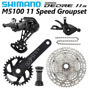 SHIMANO DEORE M5100 1x11 Speed MTB 11-51T Groupset MPX11 CRANKSET 170MM/175MM OE - Picture 1 of 11